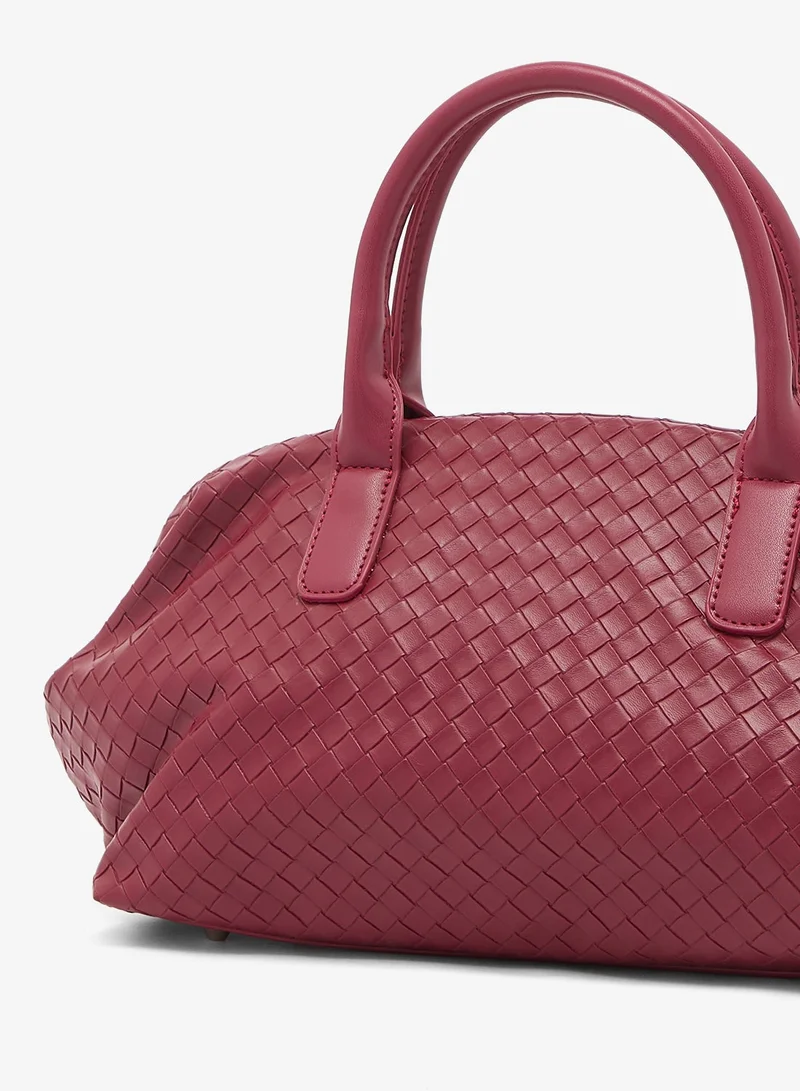 Glamorous  Woven Bowler Bag for Women | Best Price UAE