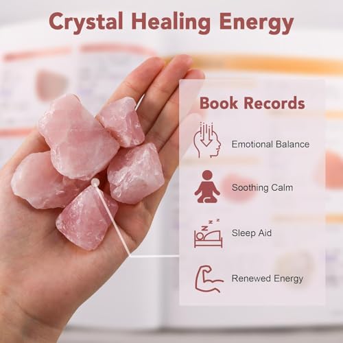 CAREMIMA Rose Quartz Face Roller & Gua Sha Set | Natural Crystal Facial Massager for Glowing Skin, Face Lift, Relaxation & Skin Firming | Anti-Aging Beauty Tool for Women & Men - Image 3