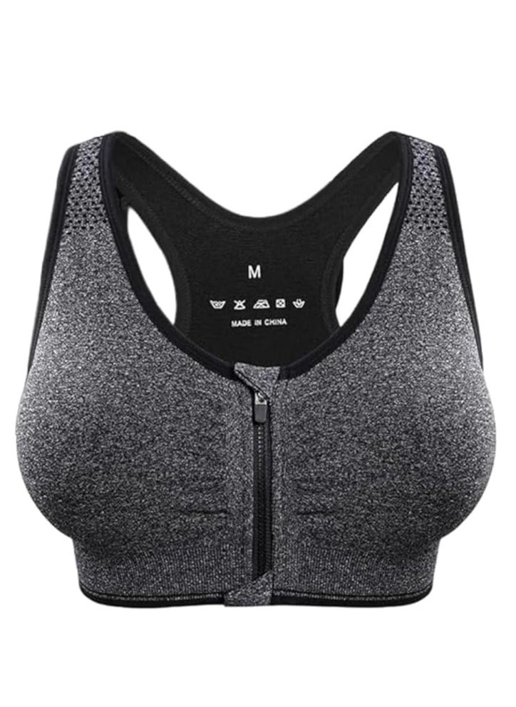 SHOWDAY Women's Zip Front Sports Bra Wireless Post-Surgery Bra Active Yoga Sports Bras Fitness Women's Sports Bra, Zip Front,Post-Surgery Active Yoga Gym Pilates Crossfit - pzsku/Z32FB876207C5F016DB6CZ/45/_/1735043660/76ec3c7a-1de3-4bbe-9b00-03010162a4f7