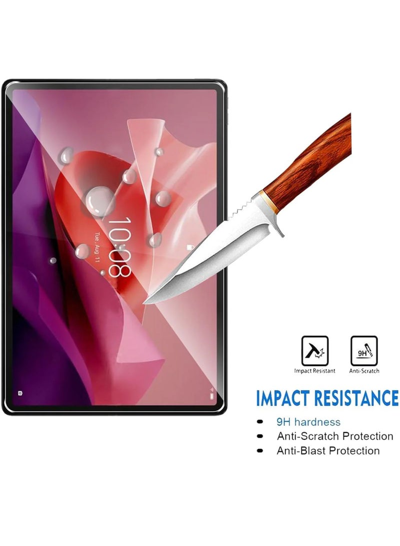 2 Pack Lenovo Idea Tab Pro 12.7 Inch 9H Ultra HD Tempered Glass Screen Protector For Lenovo Idea Tab Pro 12.7 Inch - Clear - Image 4