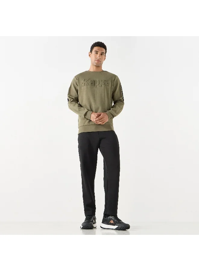 Kappa Kappa Embossed Sweatshirt with Long Sleeves