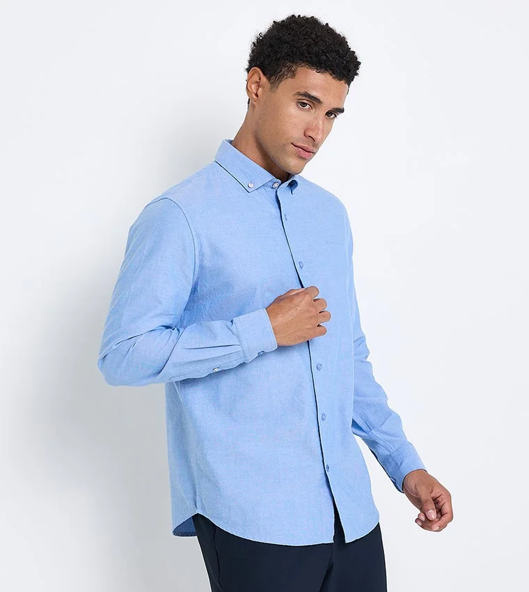 Ben Sherman Ben Sherman Men's Long Sleeve Solid Shirts