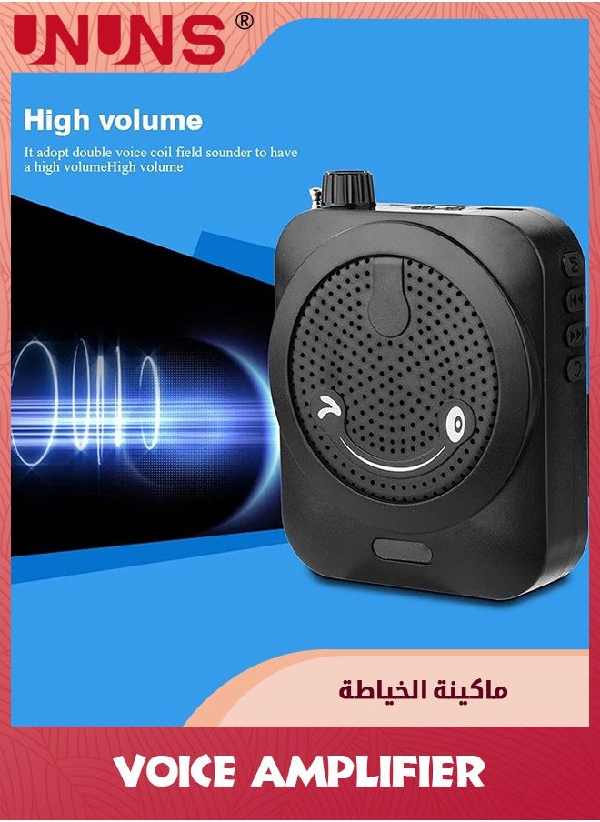 UNUNS Voice Amplifier With Wired Microphone Headset,Voice Amplifier With Waistband For Teachers,Portable PA System Speaker,Wireless Voice Amplifier,Perfect For Classroom,Meeting,Indoors  - Image 5