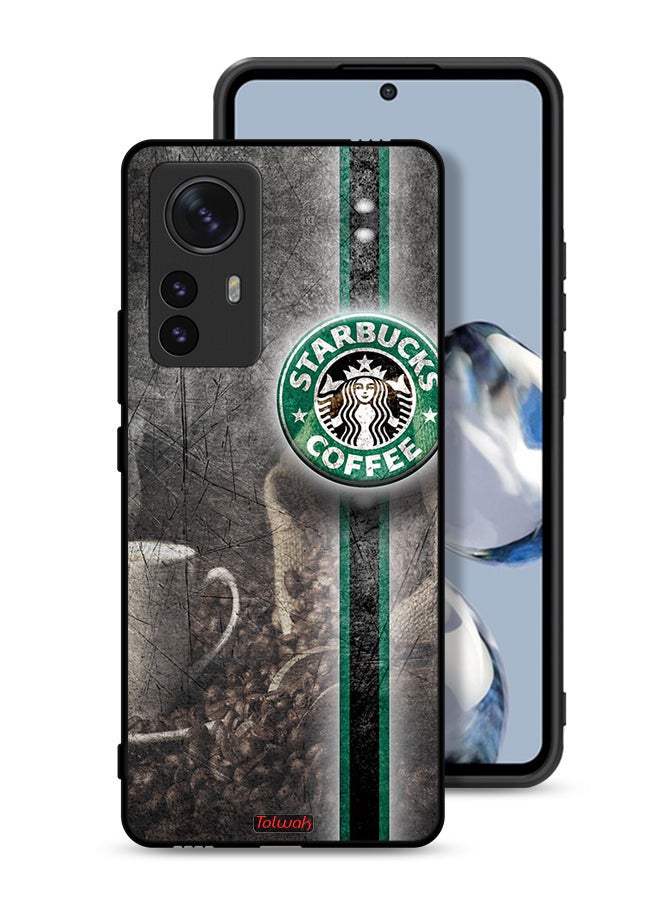 Tolwak Xiaomi 12S Pro Protective Case Cover Coffee Art - Image 1