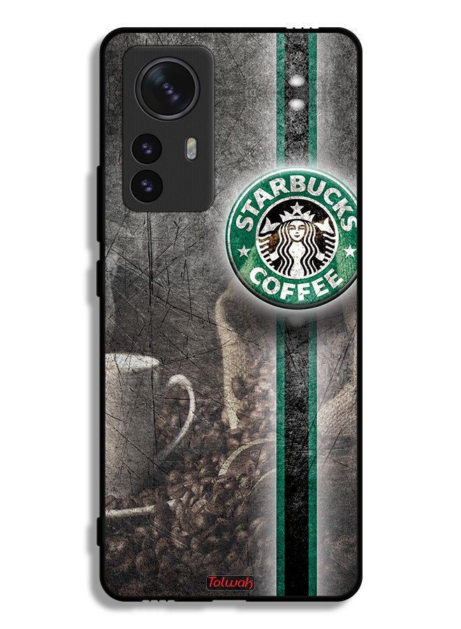 Tolwak Xiaomi 12S Pro Protective Case Cover Coffee Art - Image 2