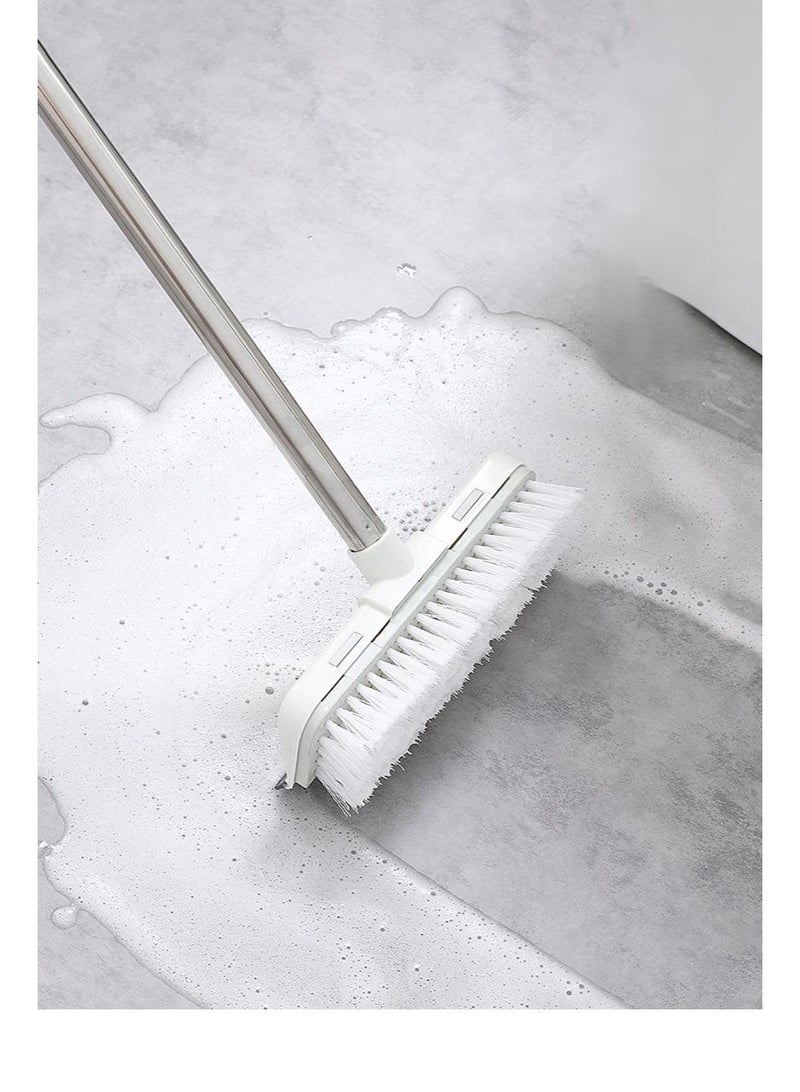 EFUMKE The EFUMKE adjustable length multi-functional household squeegee, dual-purpose floor brush, cleaning brush, stiff bristle brush, bathroom brush, and toilet tile brush can be used for multiple scenarios. - Image 5