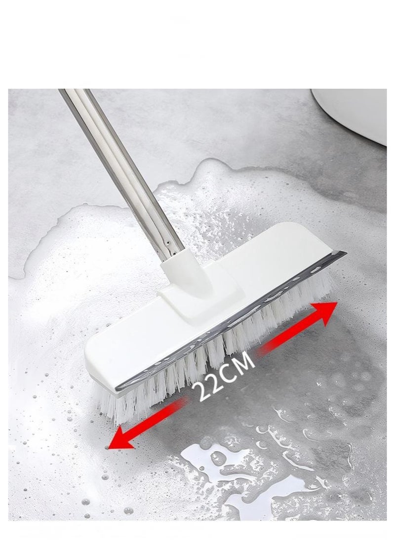 EFUMKE The EFUMKE adjustable length multi-functional household squeegee, dual-purpose floor brush, cleaning brush, stiff bristle brush, bathroom brush, and toilet tile brush can be used for multiple scenarios. - Image 4