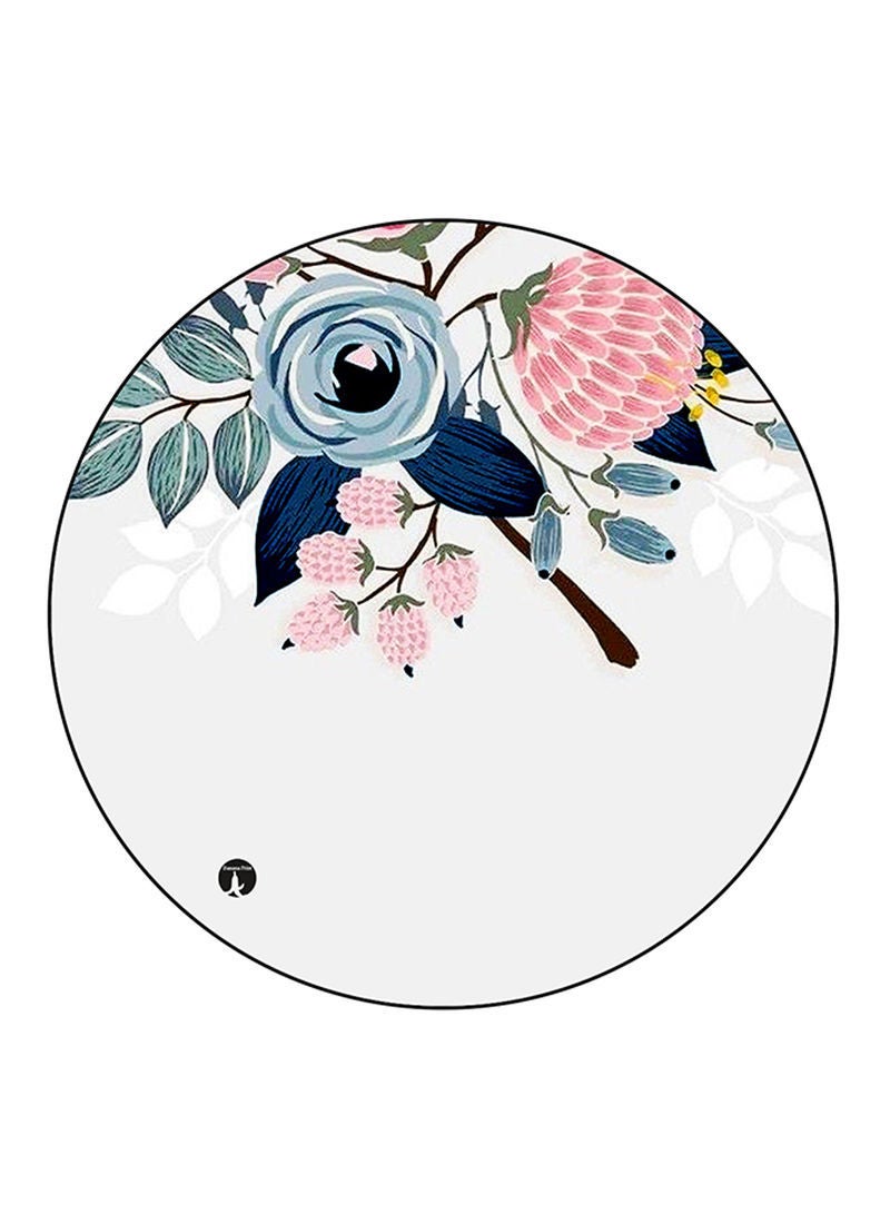 RKN Flowers Printed Mouse Pad  Multicolour