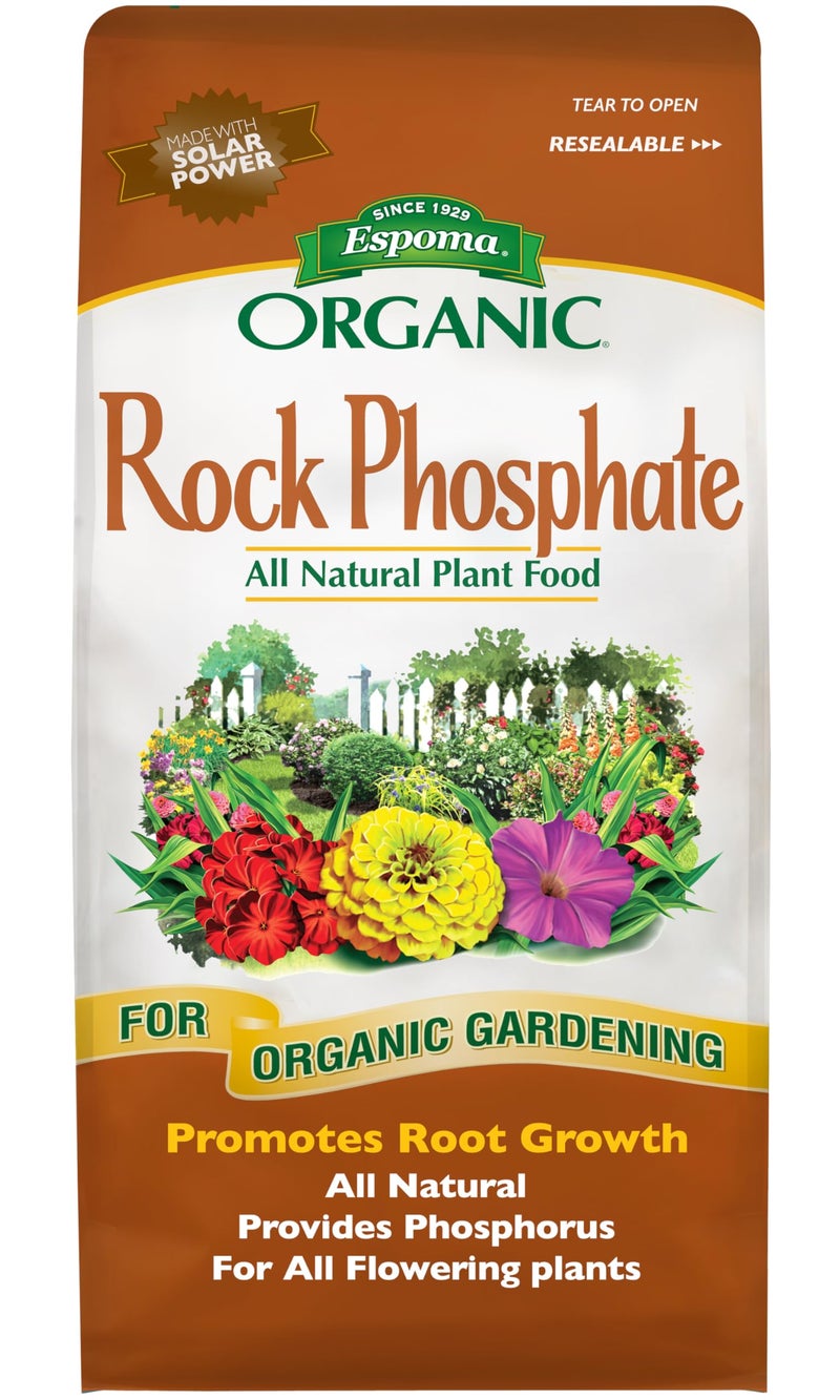 Espoma Rock Phosphate – 7.25 lb Organic Plant Fertilizer for Outdoor Flower Or Vegetable Gardens – Promotes Blooming & Root Growth – for Use On All Plants - Image 4