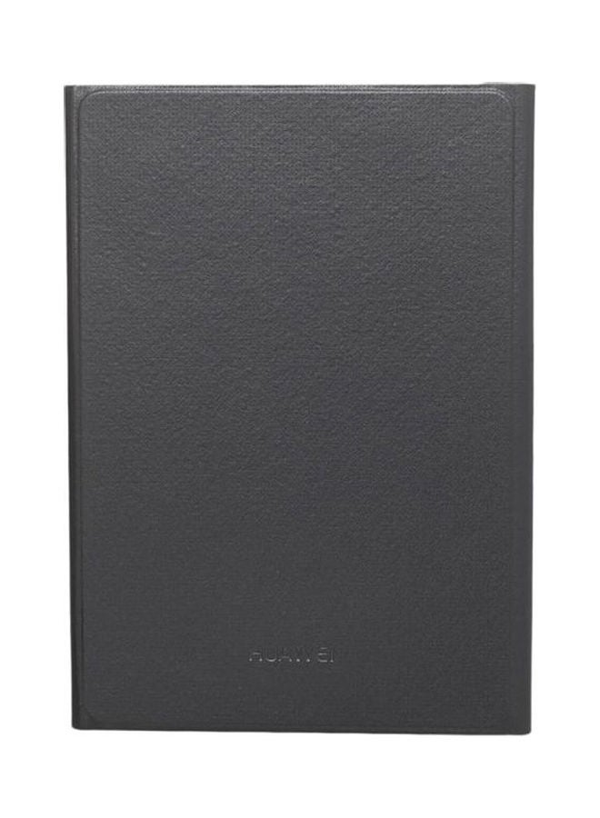 NIBEMINENT 360 Degree Full Protection Flip Wallet Megnatic Case For Huawei Mediapad T5 10 Black - Image 1