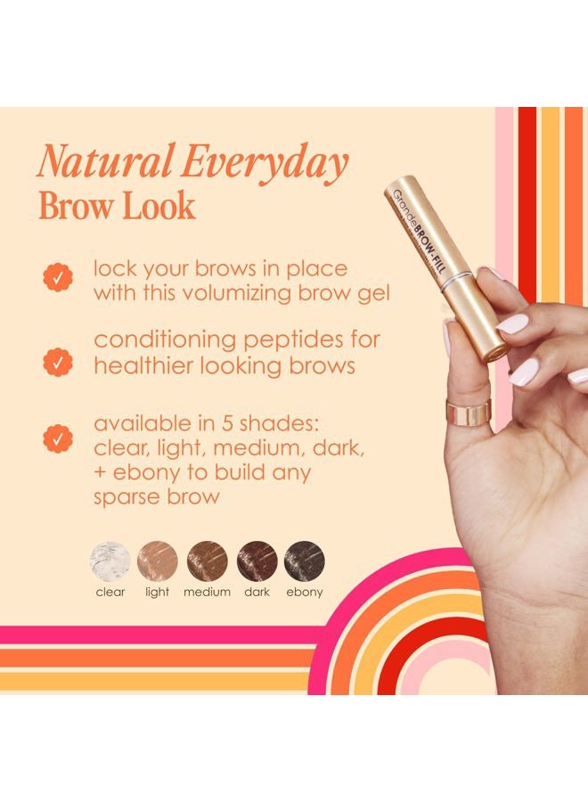 Grande Cosmetics جل الحواجب المكثف GrandeBROW-FIL، متوسط، 0.14 أونصة سائلة. - Image 4