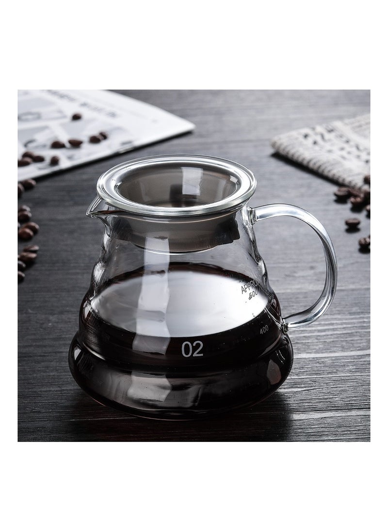 شاربدو ☕V60 مجموعة صانع القهوة بالتنقيط صب فوق صانع القهوة 4 قطع - Image 4