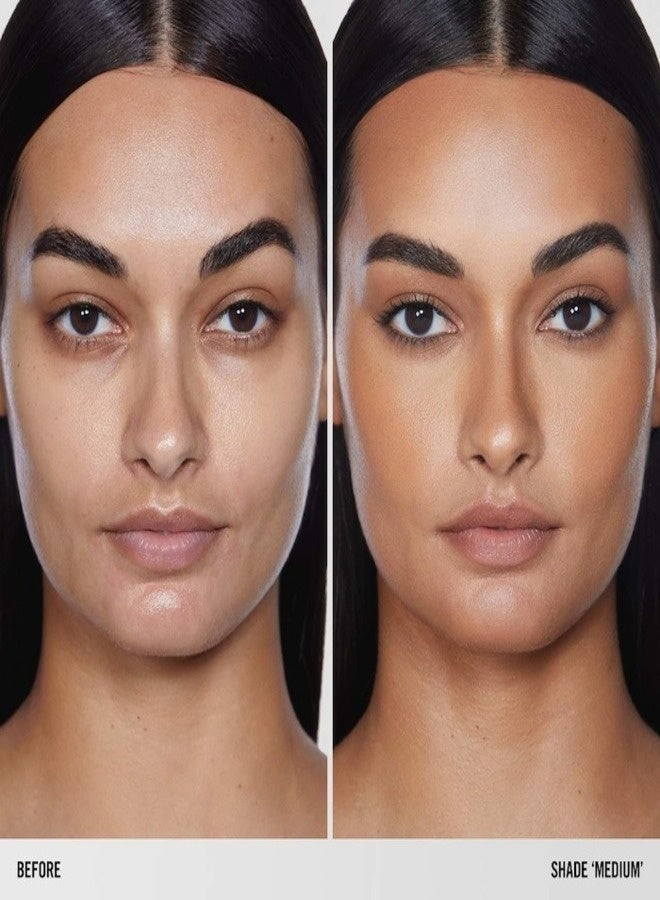 MAKEUP BY MARIO SoftSculpt Transforming Skin Enhancer Medium – Warms Light-Medium to Medium Skin Tones, 0.18 oz / 5 g | Sheer Cream Bronzing & Skin Enhancing Balm - Image 2