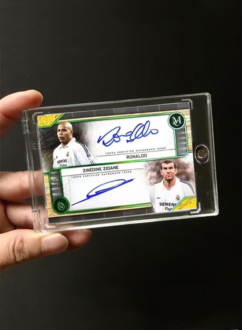 Topps Ronaldo Zidane Signature Football Card Autographed Trading Card Collector’s Edition Sports Memorabilia for Fans and Collectors - Image 2