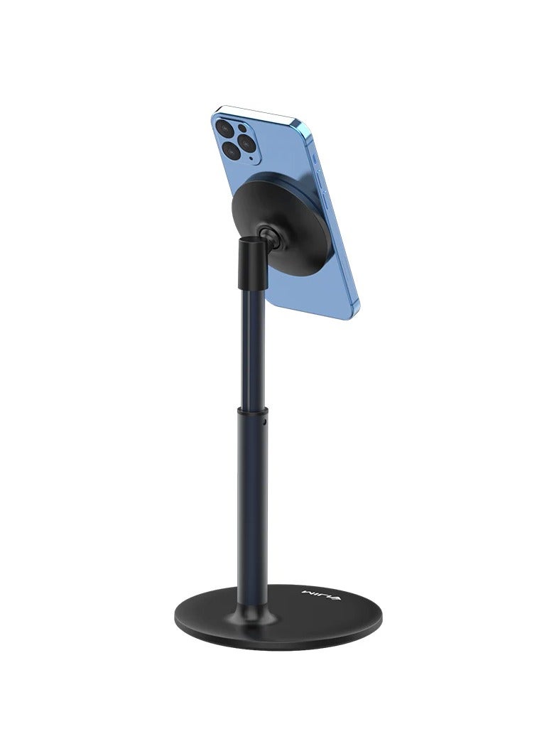 Ulanzi Magnetic Phone Stand Adjustable Aluminum Desk Phone Holder Dock with 360°Rotation, Compatible with iPhone MagSafe Case - Image 3