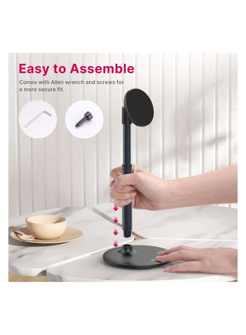 Ulanzi Magnetic Phone Stand Adjustable Aluminum Desk Phone Holder Dock with 360°Rotation, Compatible with iPhone MagSafe Case - Image 4