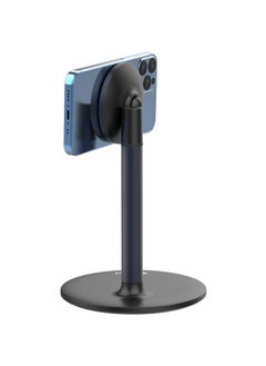 Magnetic Phone Stand Adjustable Aluminum Desk Phone Holder Dock with 360°Rotation, Compatible with iPhone MagSafe Case