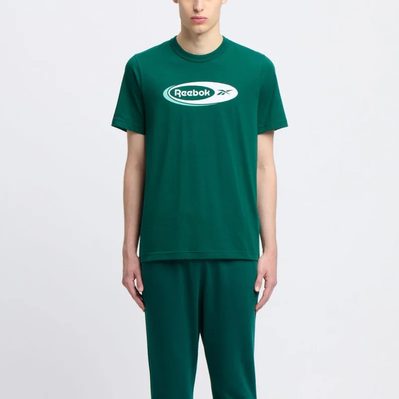 Reebok Collegiate Green Men's T-Shirt