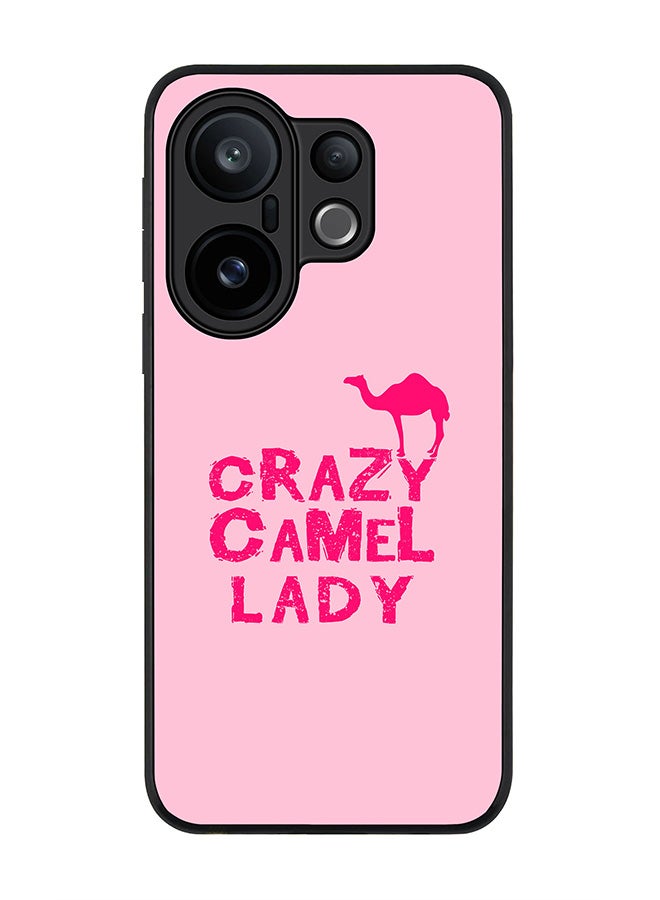 Stylizedd For vivo X200 FE / S30 Pro mini Case,Slim fit Camera Protection, Shockproof Thin Phone cover  - Crazy Camel Lady