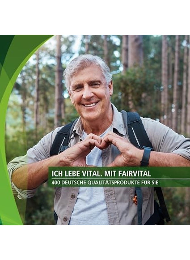 Fairvital Natto Red Rice Complex 600 mg ,to supporte heart and cardiovascular health ,and helping to naturally lower LDL (bad) cholesterol levels,120 Vegan Capsules , Made in Germany - Image 2