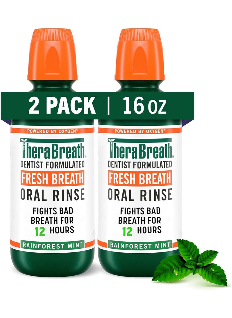 TheraBreath Fresh Breath Dentist Formulated Oral Rinse, Rainforest Mint, 16 Ounce (Pack of 2) - pzsku/Z32FC4540B5060BF1EA72Z/45/1741607366/b53ce029-bb66-4490-b92c-e3cf692ae495