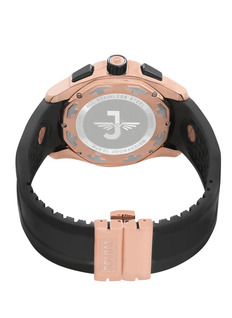 Jovial - JOVIAL  12005GRRC13, Chronograph ,NOVAPRIME: a bold fusion of precision, elegance, and cutting-edge Swiss craftsmanship, designed for those who command time. - Image 1