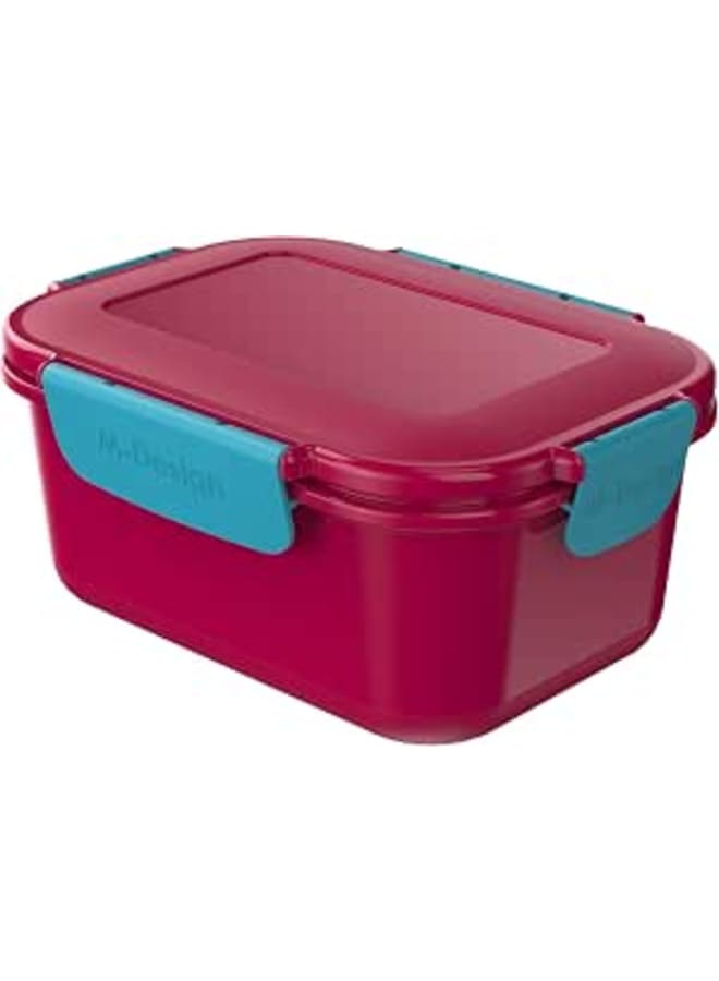 M-Design 1.1L Lunch Box Fuchsia/Teal