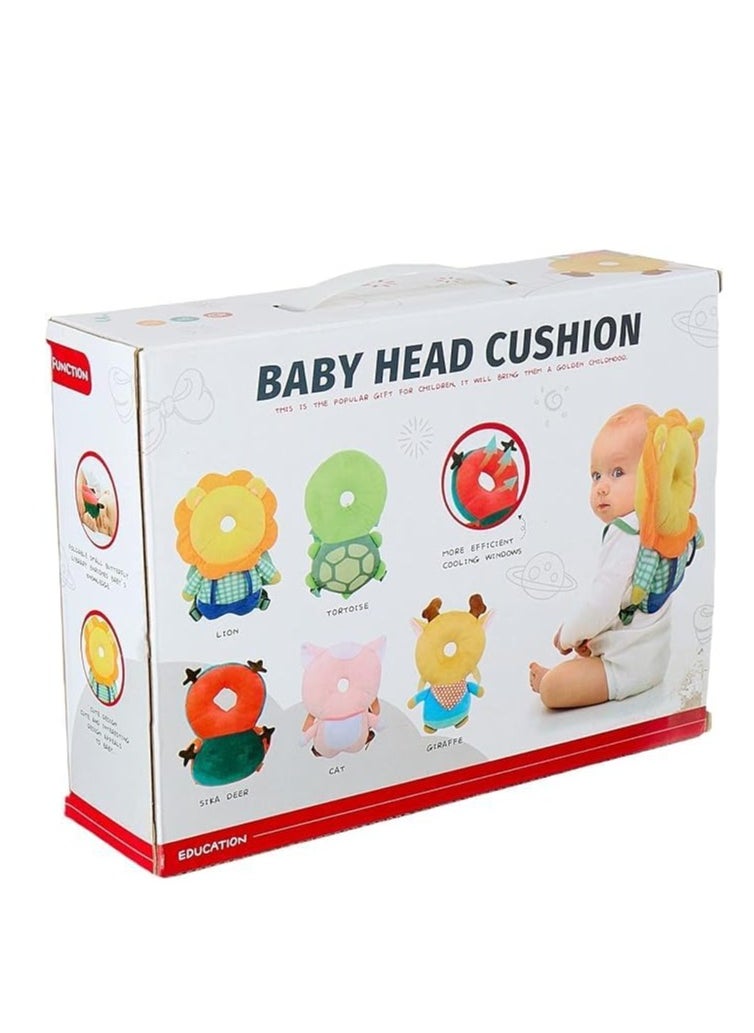 Generic Baby Head & Back Protection Cushion – Giraffe Shape, Cotton  - Image 3