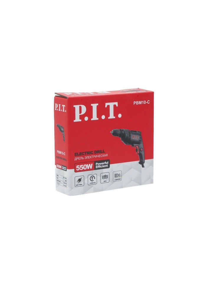 .P.I.T. Electric Drill -  Chuck Capacity (10)mm (550)w - Image 2