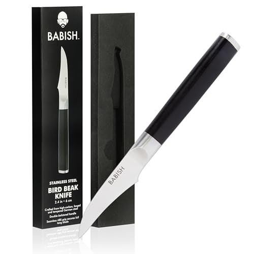 Babish HighCarbon 14116 German Steel Cutlery Birds Beak Peeling Paring Tourne Kitchen Knife