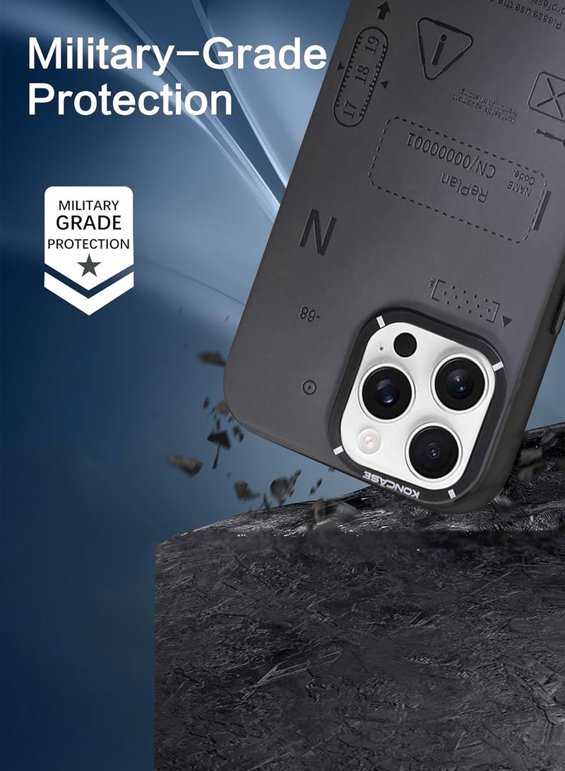 Techie غطاء خلفي من السيليكون TPU علامات مختبر جمالية مع واقي عدسة كاميرا بارز لهاتف آبل آيفون 16 برو ماكس - Image 3