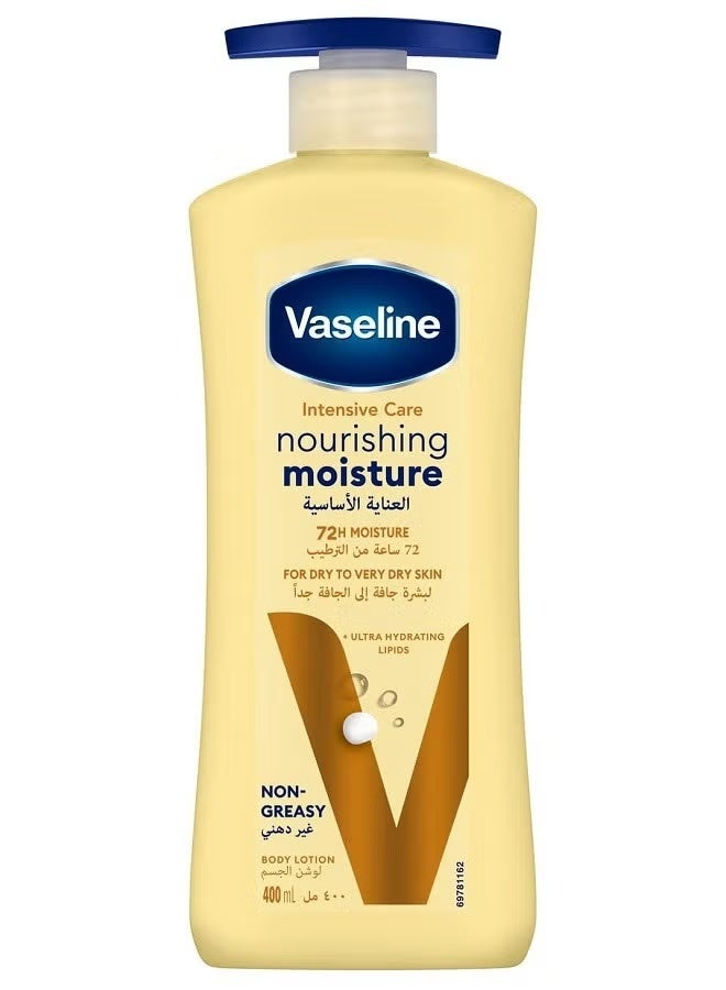 Vaseline Lotion Intensive Care Nourishing Moisture For Dry Skin 400ml - Image 1