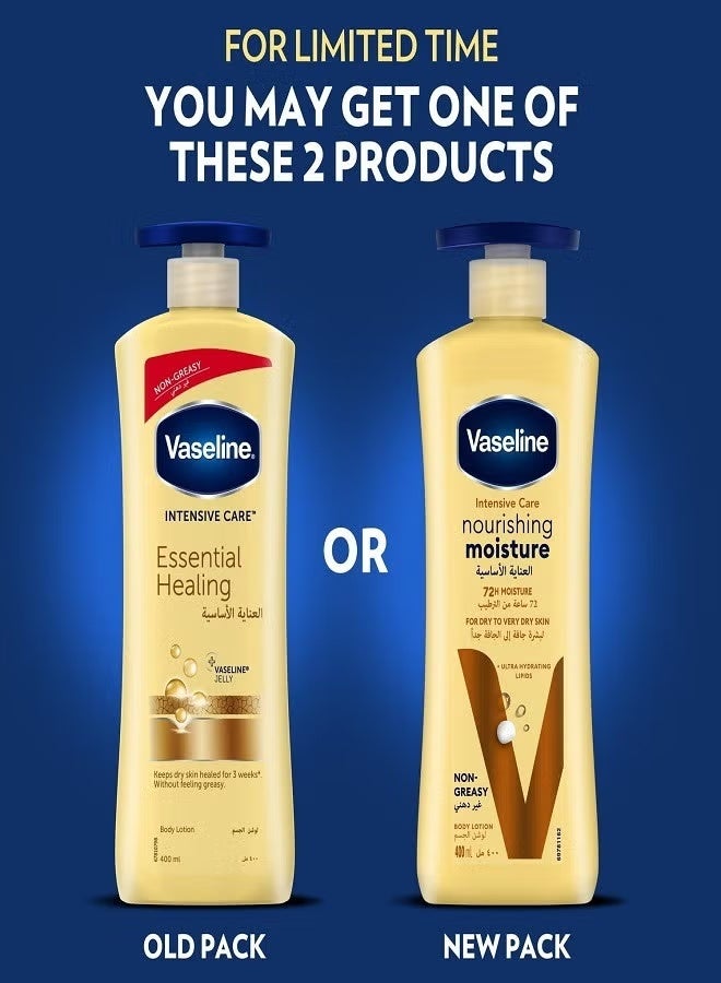 Vaseline Lotion Intensive Care Nourishing Moisture For Dry Skin 400ml - Image 2