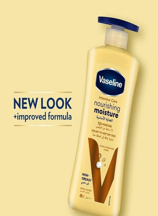 Vaseline Lotion Intensive Care Nourishing Moisture For Dry Skin 400ml - Image 5