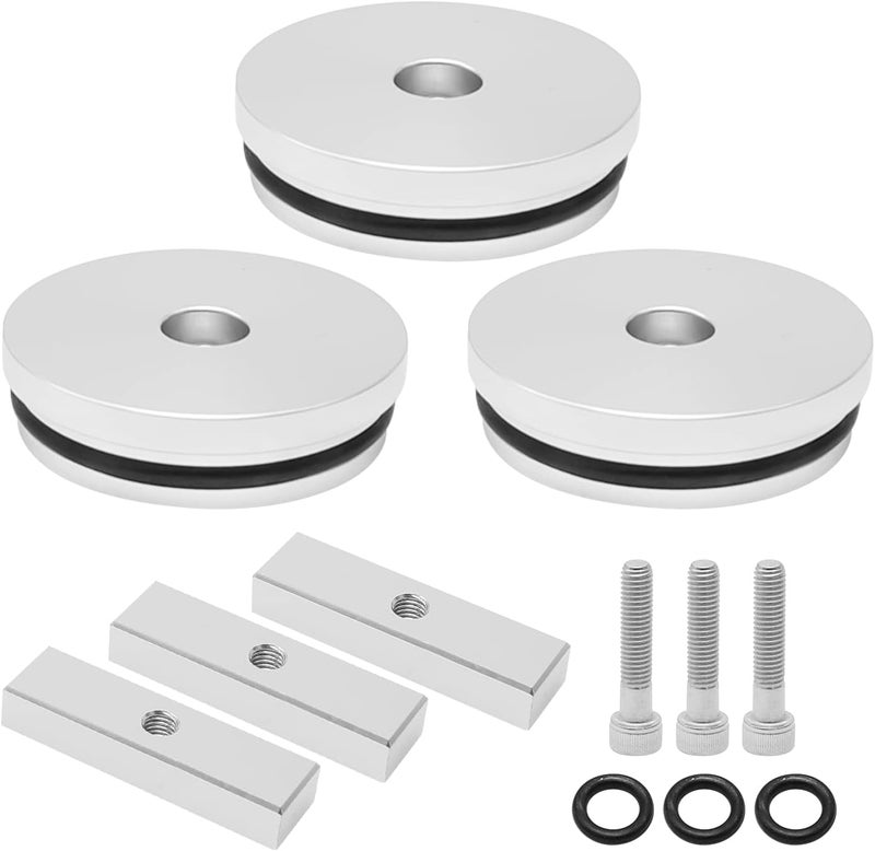 DUZFOREI 3PCS Billet Aluminum Freeze Plug Kit for Cummins Dodge Turbo Diesel 5.9L 12v/24v (1989-2007) - Image 1