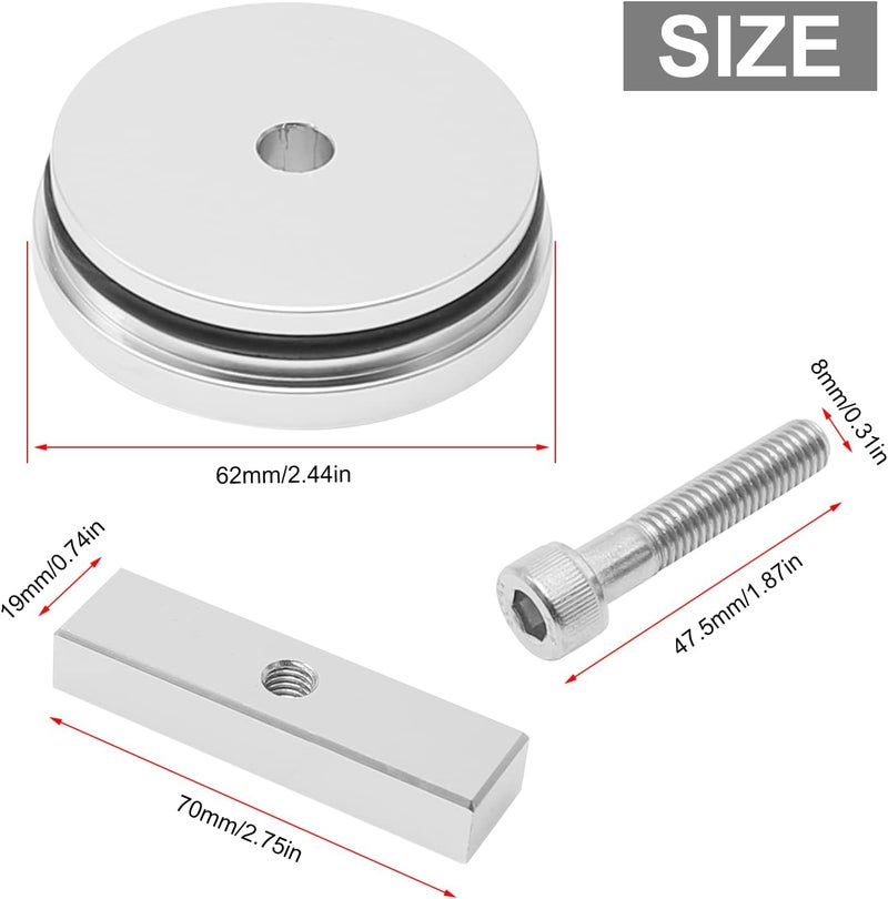 DUZFOREI 3PCS Billet Aluminum Freeze Plug Kit for Cummins Dodge Turbo Diesel 5.9L 12v/24v (1989-2007) - Image 5