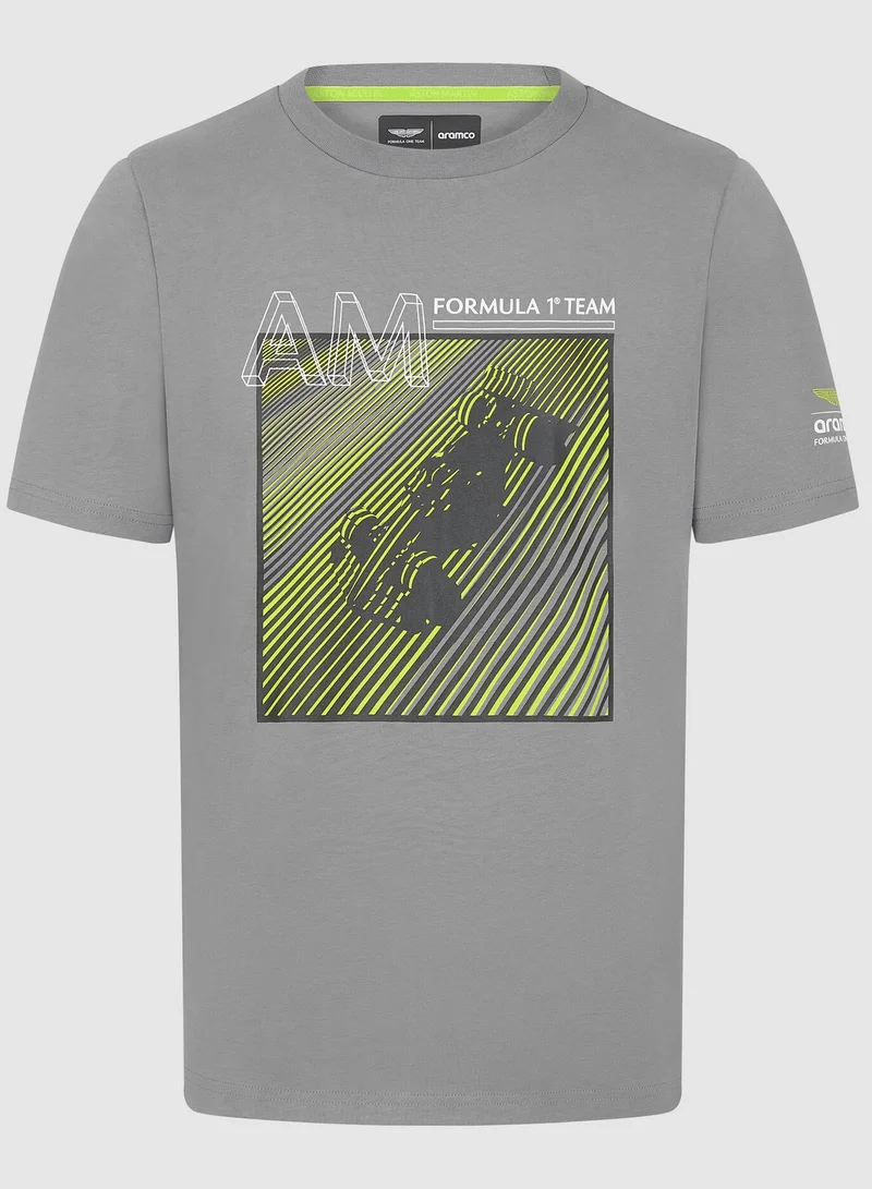 Aston Martin AMF1 FW TONAL CAR GRAPHIC TEE