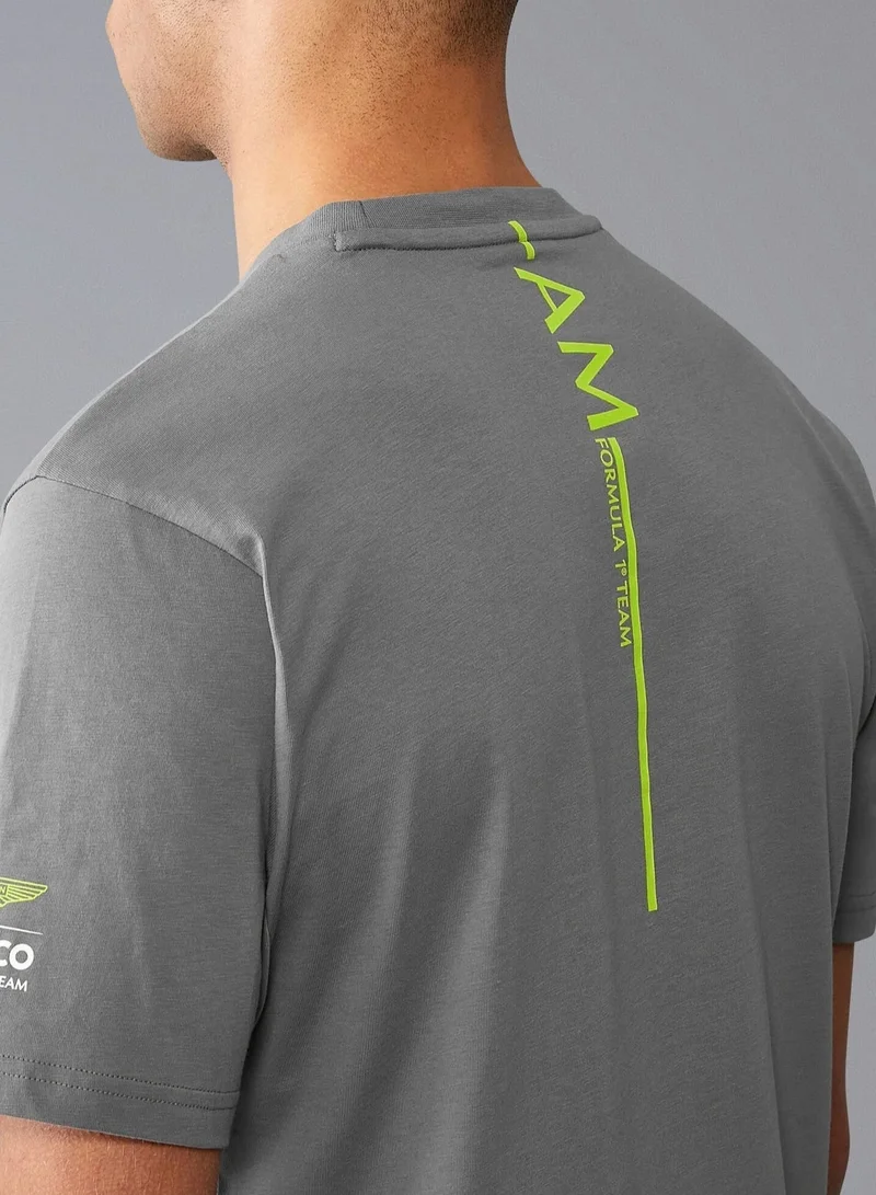 Aston Martin  ASTON MARTIN F1 FW TONAL CAR GRAPHIC T-SHIRT for Men | Best Price UAE