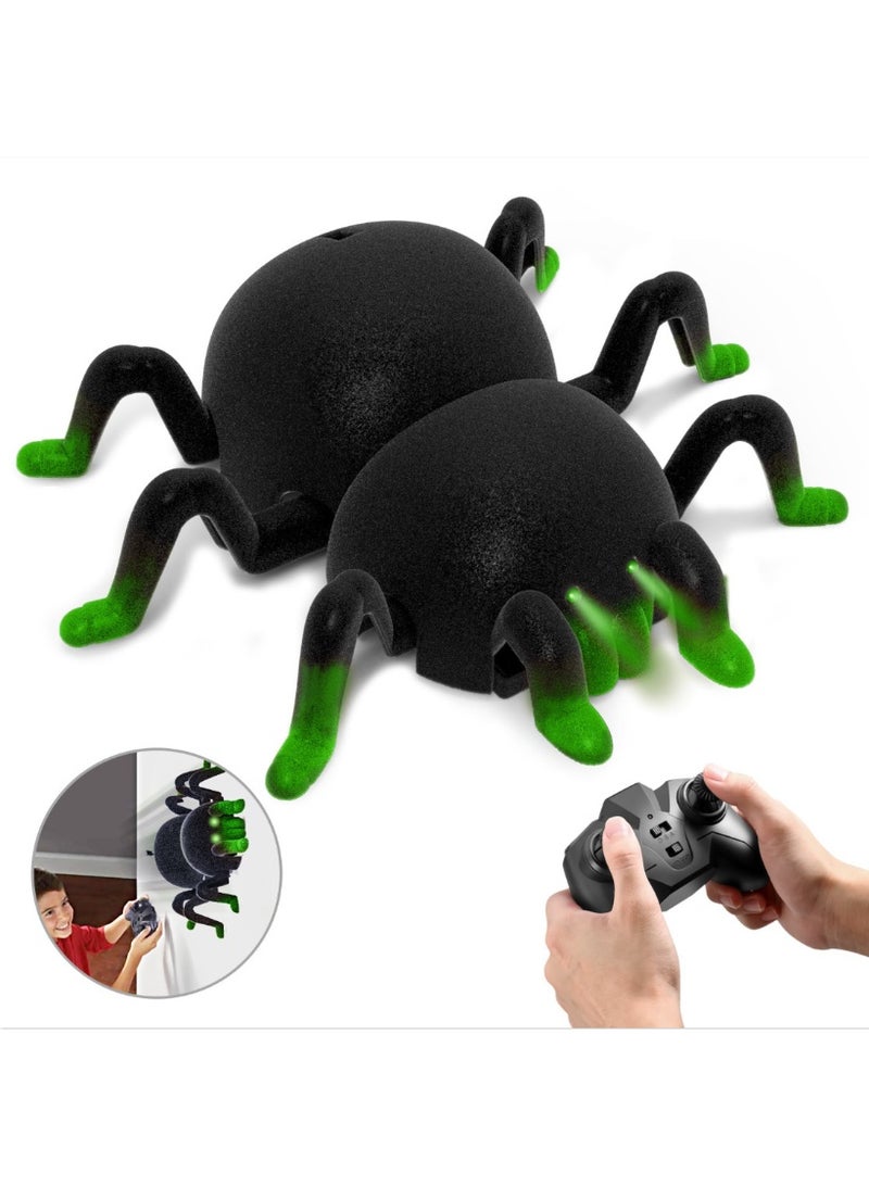 عنكبوت متسلق للجدران يعمل بالتحكم عن بعد، لعبة روبوت قابلة لإعادة الشحن، ألعاب أطفال للأولاد والبنات من عمر 4 سنوات فما فوق، هدية تعليمية في مجالات العلوم والتكنولوجيا والهندسة والرياضيات - Image 1