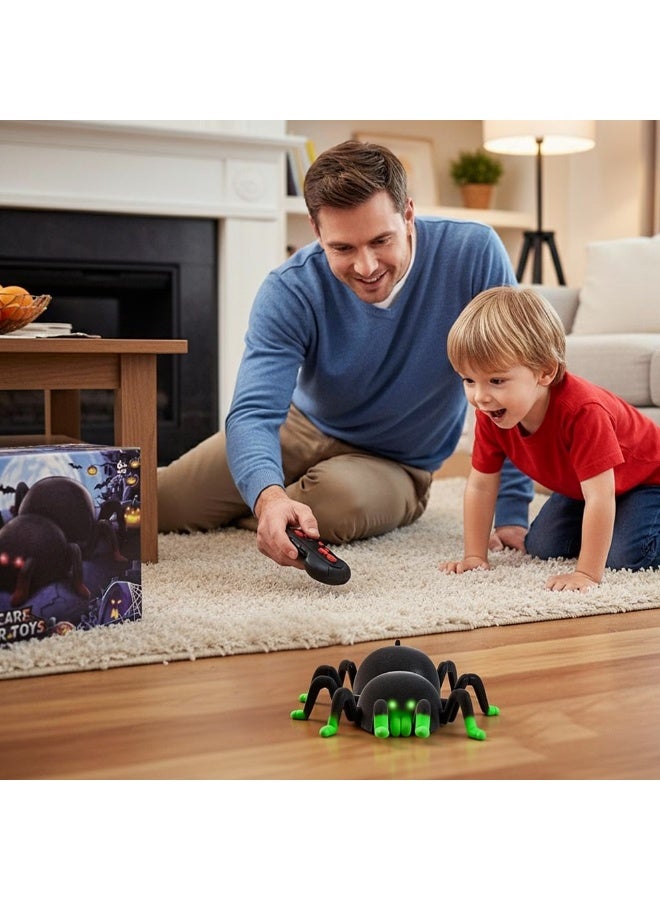 عنكبوت متسلق للجدران يعمل بالتحكم عن بعد، لعبة روبوت قابلة لإعادة الشحن، ألعاب أطفال للأولاد والبنات من عمر 4 سنوات فما فوق، هدية تعليمية في مجالات العلوم والتكنولوجيا والهندسة والرياضيات - Image 2