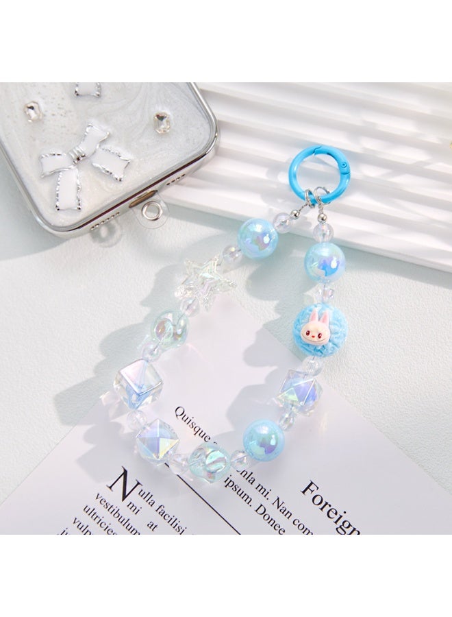 NIBEMINENT Phone Charm/ Chain Strap for Women Girls, Cute Cartoon Character Cell Phone Case Lanyard Wrist Strap