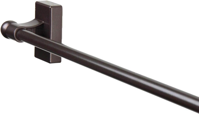 Rod Desyne MAG-07 Magnetic Curtain Rod, 17-30 inch, Cocoa - Image 5