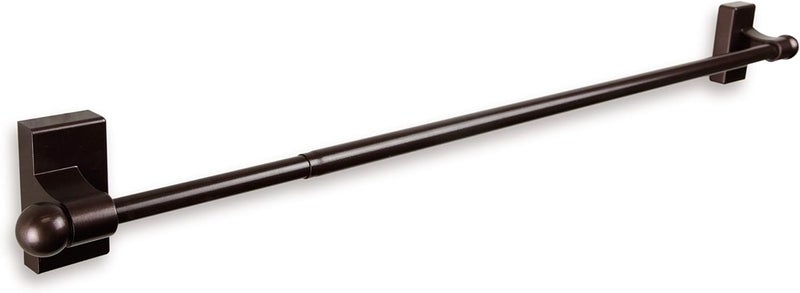 Rod Desyne MAG-07 Magnetic Curtain Rod, 17-30 inch, Cocoa - Image 4