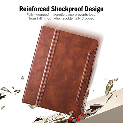 Antbox Case for iPad mini 7 A17 Pro, iPad mini 7th/6th Generation Case (2024/2021) with Pencil Holder Vegan Leather Smart Cover with Auto Sleep/Wake Stand Function - Image 2