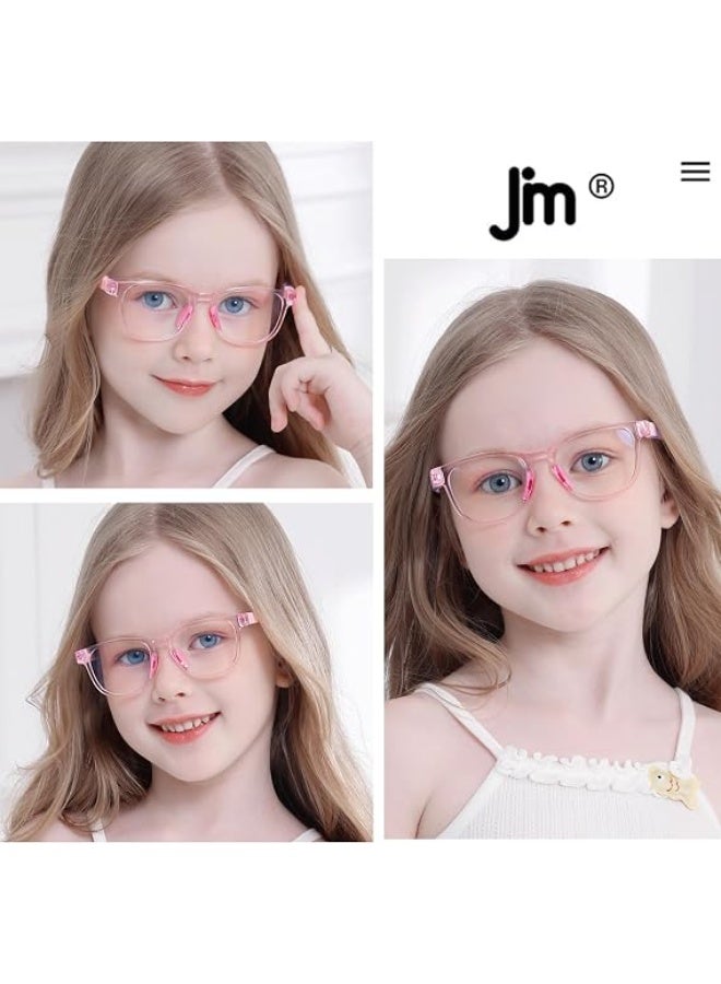 HOTERA Kids Blue Light Glasses, TR90 Computer Gaming Glasses for Girls and Boys Age 3-10, Anti Blue Ray Eyeglasses - Image 2