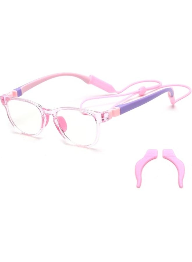 HOTERA Kids Blue Light Glasses, TR90 Computer Gaming Glasses for Girls and Boys Age 3-10, Anti Blue Ray Eyeglasses - Image 1