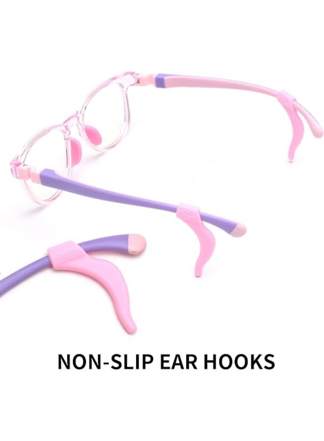 HOTERA Kids Blue Light Glasses, TR90 Computer Gaming Glasses for Girls and Boys Age 3-10, Anti Blue Ray Eyeglasses - Image 5
