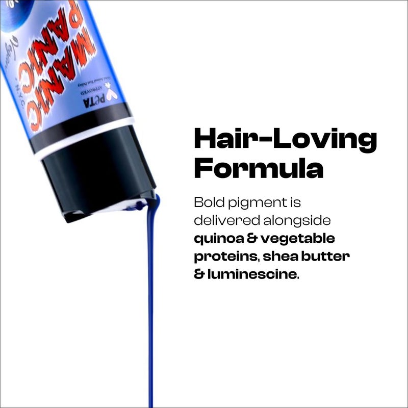 MANIC PANIC Cool Deep Blood Red Color Depositing Conditioner - Love Color Hair Conditioner Keeps Hair Vibrant, Nourished & Refreshed - Formulated with Shea Butter & Quinoa - Rock Me Red (8oz) - Image 4