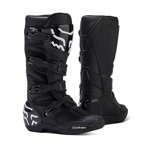 Fox Racing Women's Comp Motocross Dirt Bike Boot, Black, 8 - Image 1