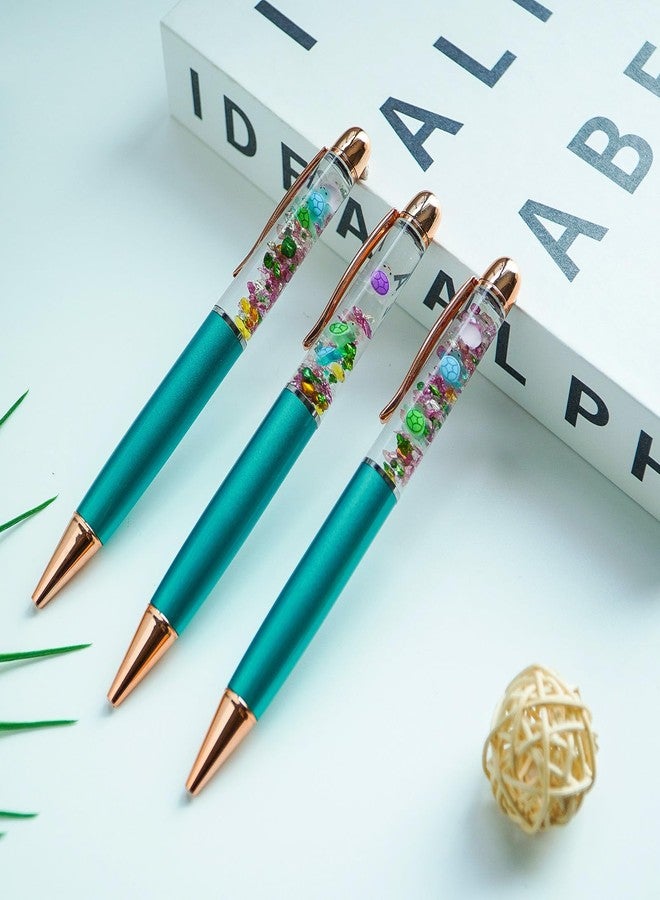 Sikyby Turtle Glow In The Dark Fun Pens Cute Floater Floating Liquid Writing Journaling Office Pen Unique Gifts - Image 2